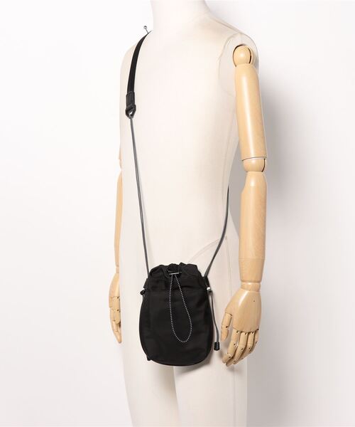 VitaFelice(ヴィータフェリーチェ)の「巾着ミニショルダーバッグ スマホショルダー(ショルダーバッグ・レディース・ブラック/オリーブ/グレー/ベージュ・FREE)」の9枚目の写真