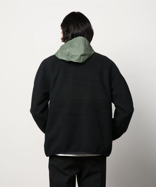 NEW BALANCE（ニューバランス）の「NB AT ハイブリッドパイルジャケット（ブルゾン・メンズ・ブルー系その他/ブラック・SMALL/MEDIUM/LARGE/X-LARGE/XX-LARGE）」の10枚目の写真