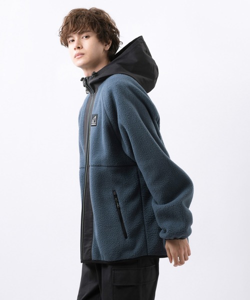 NEW BALANCE（ニューバランス）の「NB AT ハイブリッドパイルジャケット（ブルゾン・メンズ・ブルー系その他/ブラック・SMALL/MEDIUM/LARGE/X-LARGE/XX-LARGE）」の14枚目の写真