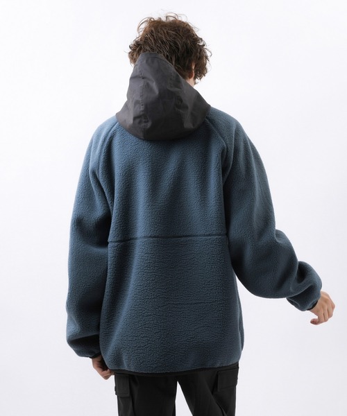 NEW BALANCE（ニューバランス）の「NB AT ハイブリッドパイルジャケット（ブルゾン・メンズ・ブルー系その他/ブラック・SMALL/MEDIUM/LARGE/X-LARGE/XX-LARGE）」の3枚目の写真