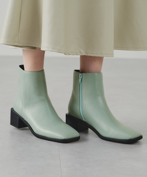 ORiental TRaffic(オリエンタルトラフィック)の「オーバーヒールカラーブーツ/11419(ブーツ・レディース・ブラック/ピンク/ブルー・LL/S/M/L)」の20枚目の写真