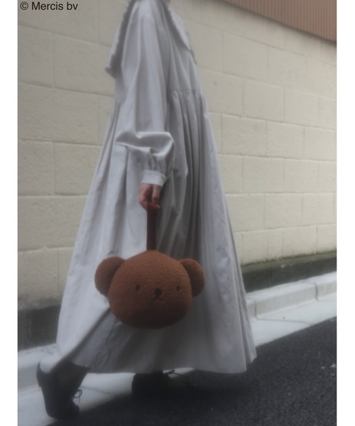 merry jenny（メリージェニー）の「ブルーナボアハンドbag（ハンドバッグ・レディース・ブラウン/アイボリー・FREE）」の14枚目の写真