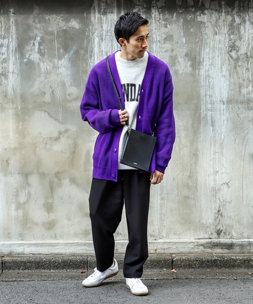 coen（コーエン）の「【WEB限定】レザーライクミニスクエアショルダーバッグ（ショルダーバッグ・メンズ・ブラック・FREE）」の8枚目の写真