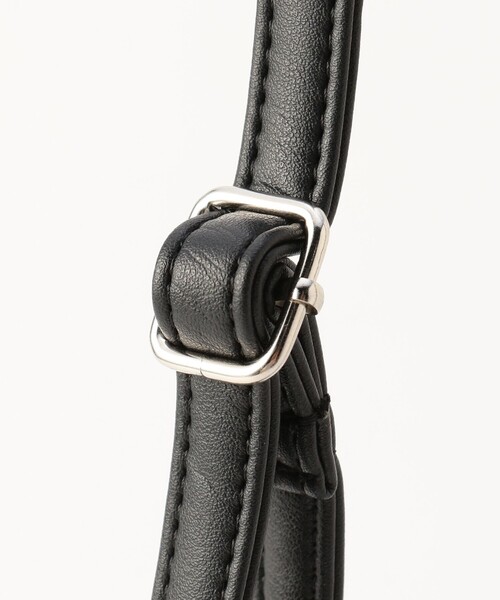 coen（コーエン）の「【WEB限定】レザーライクミニスクエアショルダーバッグ（ショルダーバッグ・メンズ・ブラック・FREE）」の14枚目の写真