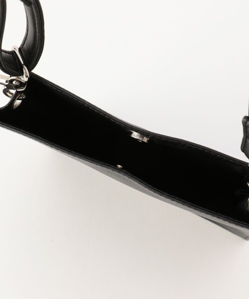 coen（コーエン）の「【WEB限定】レザーライクミニスクエアショルダーバッグ（ショルダーバッグ・メンズ・ブラック・FREE）」の15枚目の写真