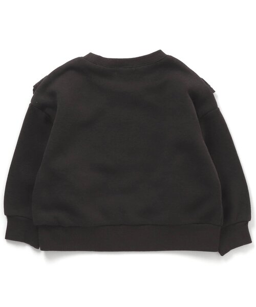 BREEZE（ブリーズ）の「あったかフリルトレーナー_裏起毛（スウェット・キッズ・ミント/チャコール/オレンジ・120/100/150/110/140/90/130）」の13枚目の写真