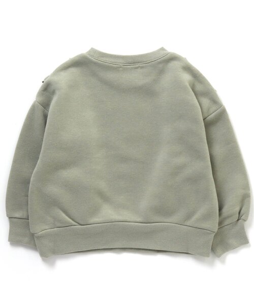 BREEZE（ブリーズ）の「あったかフリルトレーナー_裏起毛（スウェット・キッズ・ミント/チャコール/オレンジ・120/100/150/110/140/90/130）」の12枚目の写真