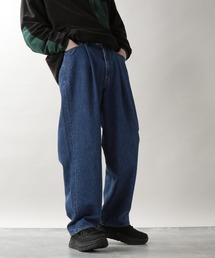 RAGEBLUE | タックバルーン/デニムワイドパンツ/229429(デニムパンツ)
