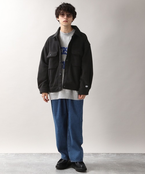 RAGEBLUE（レイジブルー）の「タックバルーン/デニムワイドパンツ/229429（デニムパンツ・メンズ・ブラック/ネイビー/ブルー・MEDIUM/LARGE）」の17枚目の写真