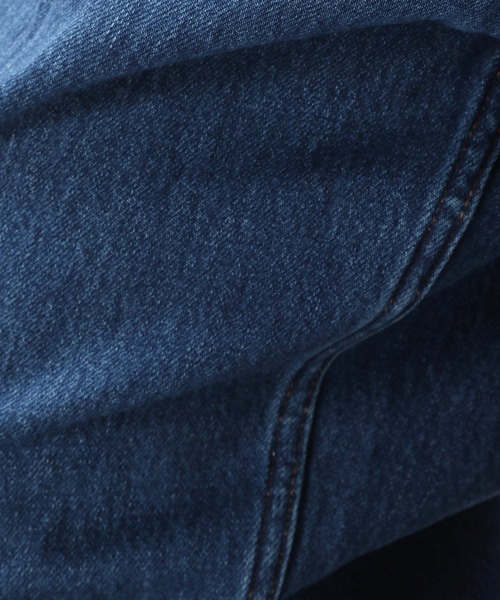 RAGEBLUE（レイジブルー）の「タックバルーン/デニムワイドパンツ/229429（デニムパンツ・メンズ・ブラック/ネイビー/ブルー・MEDIUM/LARGE）」の9枚目の写真