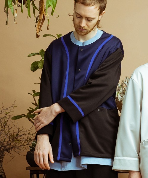 masterkey(マスターキー)の「mj8324-BABE RUTH-J ジャケット(ノーカラージャケット・メンズ・ブラック/ホワイト系その他・1/2)」の17枚目の写真