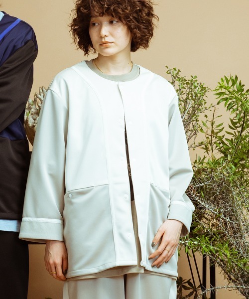 masterkey(マスターキー)の「mj8324-BABE RUTH-J ジャケット(ノーカラージャケット・メンズ・ブラック/ホワイト系その他・1/2)」の9枚目の写真