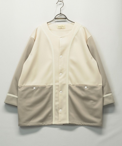 masterkey(マスターキー)の「mj8324-BABE RUTH-J ジャケット(ノーカラージャケット・メンズ・ブラック/ホワイト系その他・1/2)」の14枚目の写真