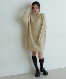 FREE'S MART | ◇アノラックケーブルニットワンピース(ワンピース)