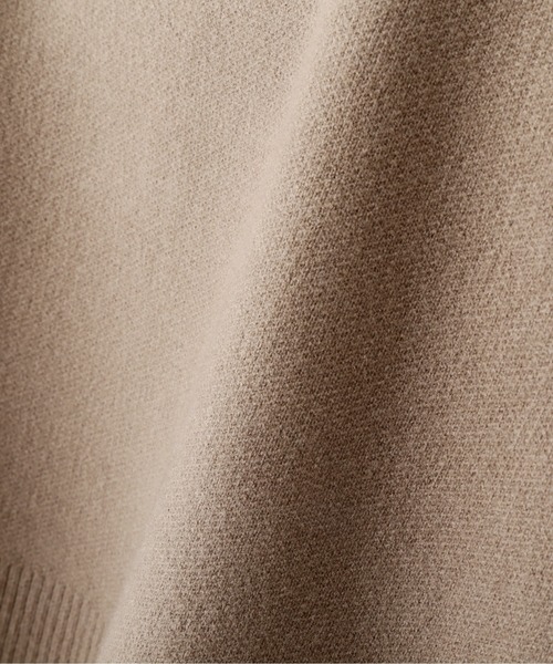 NATURAL BEAUTY BASIC（ナチュラルビューティーベーシック）の「ダブルジャガードプルオーバー（ニット/セーター・レディース・ピンク/ブラウン/ライトグリーン・MEDIUM）」の8枚目の写真