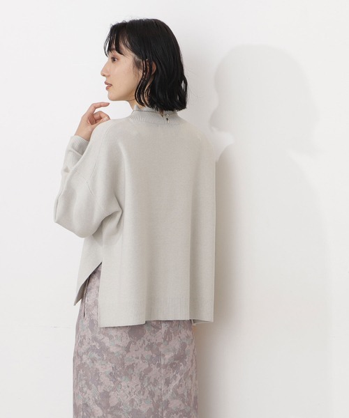 NATURAL BEAUTY BASIC（ナチュラルビューティーベーシック）の「ダブルジャガードプルオーバー（ニット/セーター・レディース・ピンク/ブラウン/ライトグリーン・MEDIUM）」の20枚目の写真