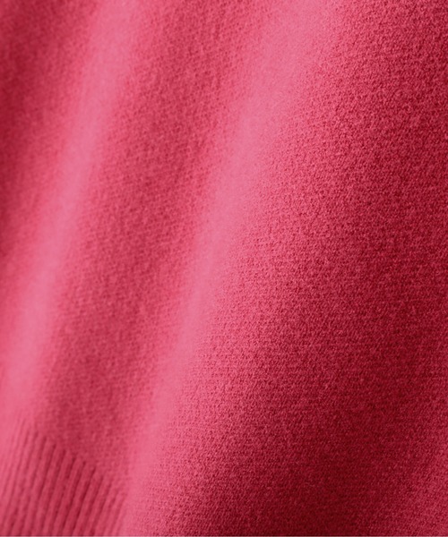 NATURAL BEAUTY BASIC（ナチュラルビューティーベーシック）の「ダブルジャガードプルオーバー（ニット/セーター・レディース・ピンク/ブラウン/ライトグリーン・MEDIUM）」の7枚目の写真