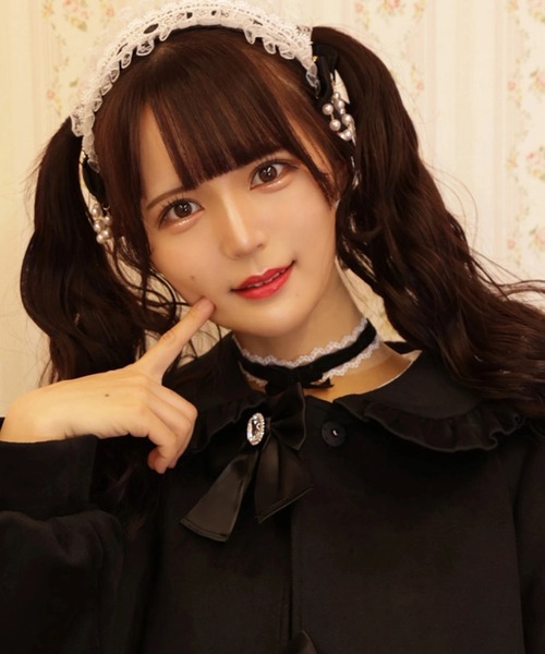 Ank Rouge(アンクルージュ)の「リボンチョーカー(チョーカー・レディース・ブラック/A・FREE)」の2枚目の写真