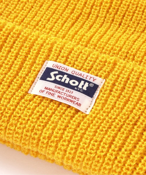 schott（ショット）の「Schott/ショット/WATCH CAP（ニットキャップ/ビーニー・メンズ・ブラック/ダークグリーン/グレー/マスタード/バーガンディー・FREE）」の6枚目の写真