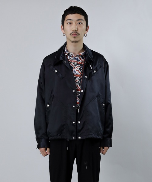 Iroquois（イロコイ）の「VINTAGE SATIN COACH JK（ブルゾン