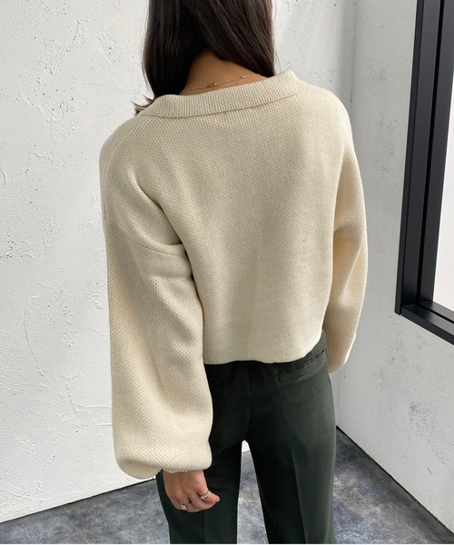 apres jour mignon（アプレジュールミニョン）の「アソートジップカーディガン【ZOZOTOWN限定アイテム】（カーディガン/ボレロ・レディース・ブラック/ダークグリーン/アイボリー/ブラック系その他/グリーン系その他・X-LARGE/フリー）」の10枚目の写真