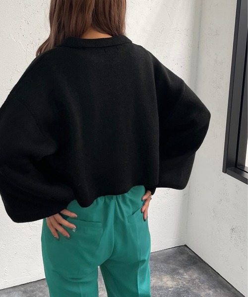 apres jour mignon（アプレジュールミニョン）の「アソートジップカーディガン【ZOZOTOWN限定アイテム】（カーディガン/ボレロ・レディース・ブラック/ダークグリーン/アイボリー/ブラック系その他/グリーン系その他・X-LARGE/フリー）」の19枚目の写真