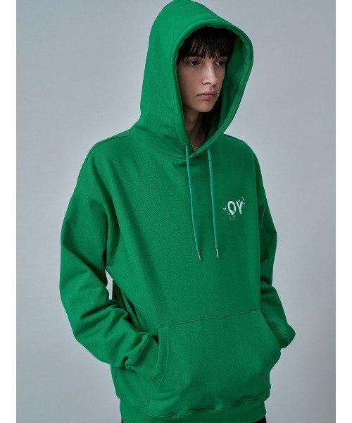 OY（オーワイ）の「『OY/オーワイ』PAINT LOGO HOODIE/ペイントロゴフーディー プルオーバーパーカー（パーカー・メンズ・ホワイト/ブラック/グリーン・FREE）」の17枚目の写真