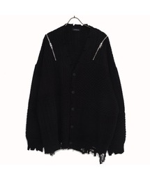 CIVARIZE スタッズ使い五分袖ZIPカーディガン CIVARIZE（シヴァーライズ）の「『CIVARIZE/シヴァーライズ
