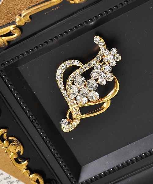 セール Resonance ゴージャス キラキラ フラワー ブローチ ブローチ コサージュ Tone Select Goods トーンセレクトグッズ のファッション通販 Zozotown