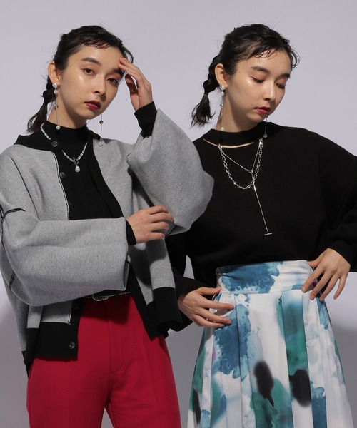 HARE - リバーシブルマルチWAYニットカーディガン HARE（ハレ）の「リバーシブルマルチWAYニットカーディガン(HARE