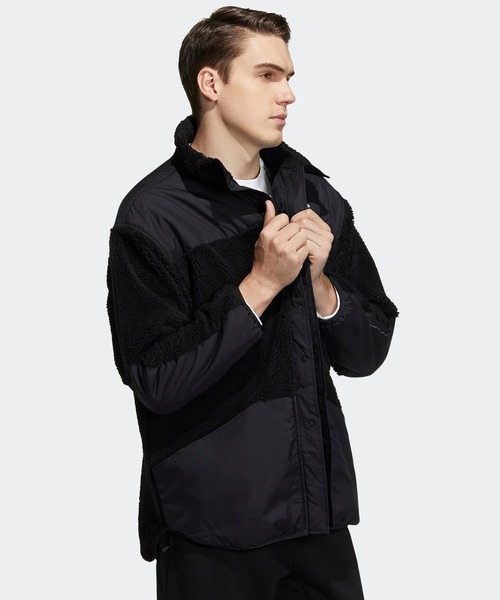 アディダス　ボアブルゾン adidas(アディダス) 80's ~ 90's logo fleece boa blouson ロゴ