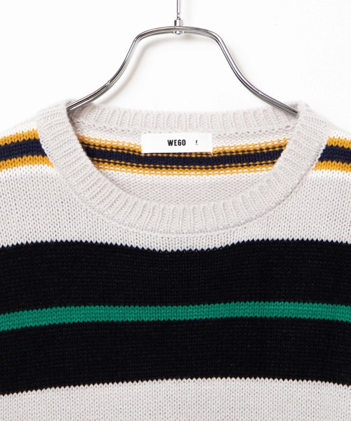 WEGO（ウィゴー）の「WEGO/マルチボーダーBIGプルオーバー（ニット/セーター・メンズ・その他1/その他2・FREE）」の16枚目の写真