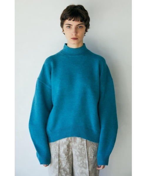 MOUSSY（マウジー）の「H／N COCOON SLEEVE ニット（ニット/セーター・レディース・ブラック/ダークブラウン/ターコイズブルー/アイボリー・FREE）」の5枚目の写真