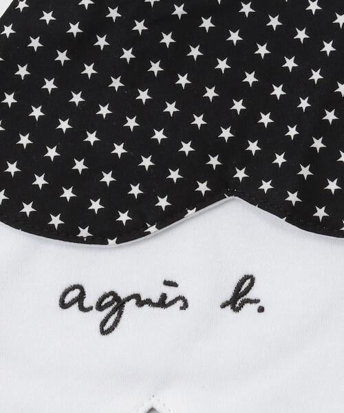 agnes b.（アニエスベー）の「GP18 L BAVOIR ベビー リバーシブルスタイ（スタイ/よだれかけ・キッズ・ブラック・FREE）」の5枚目の写真