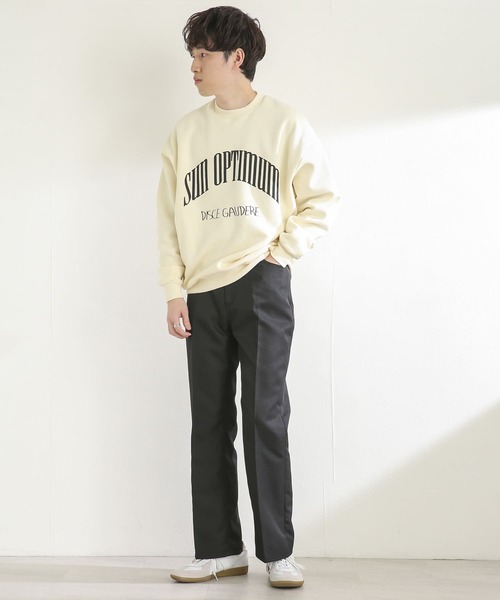 SENSE OF PLACE by URBAN RESEARCH(センスオブプレイスバイアーバンリサーチ)の「『ユニセックス』カレッジグラフィックスウェットシャツ(スウェット・メンズ・アイボリー/ピンク/ブラック/ライトブルー・LARGE/X-LARGE/MEDIUM)」の12枚目の写真