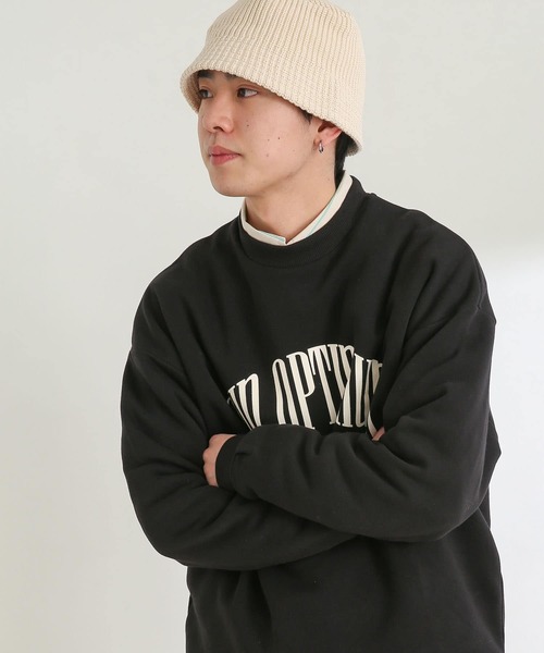 SENSE OF PLACE by URBAN RESEARCH(センスオブプレイスバイアーバンリサーチ)の「『ユニセックス』カレッジグラフィックスウェットシャツ(スウェット・メンズ・アイボリー/ピンク/ブラック/ライトブルー・LARGE/X-LARGE/MEDIUM)」の15枚目の写真