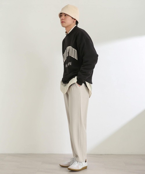 SENSE OF PLACE by URBAN RESEARCH(センスオブプレイスバイアーバンリサーチ)の「『ユニセックス』カレッジグラフィックスウェットシャツ(スウェット・メンズ・アイボリー/ピンク/ブラック/ライトブルー・LARGE/X-LARGE/MEDIUM)」の20枚目の写真