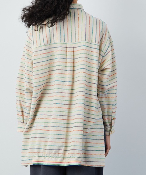 FRAPBOIS（フラボア）の「クラフトボーダー シャツ（シャツ/ブラウス・レディース・マルチ・1/2）」の13枚目の写真