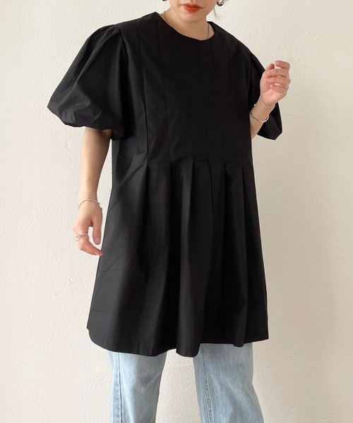 puff sleeve tunic po / パフスリーブチュニックプルオーバー