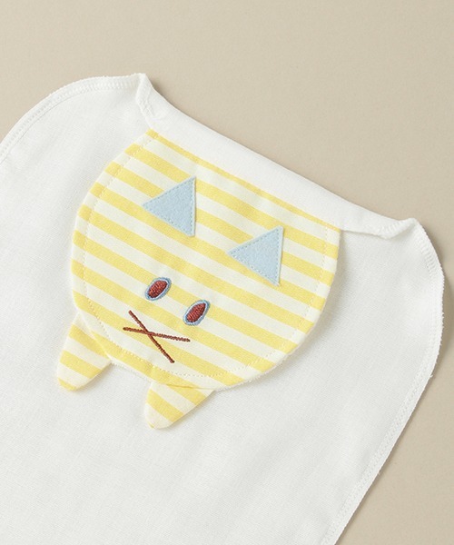 baby cheer（ベイビーチアー）の「汗取りパッドねこ【日本製】（その他ベビー用品・キッズ・イエロー・FREE）」の9枚目の写真