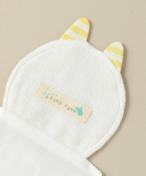 baby cheer（ベイビーチアー）の「汗取りパッドねこ【日本製】（その他ベビー用品・キッズ・イエロー・FREE）」の4枚目の写真