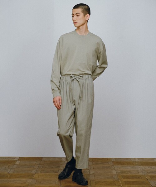 JOSEPH STUDIO(ジョゼフストゥディオ)の「コットンプレーンニット(ニット/セーター・メンズ・オリーブ系/スカイブルー系・MEDIUM/LARGE)」の5枚目の写真