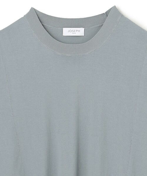JOSEPH STUDIO(ジョゼフストゥディオ)の「コットンプレーンニット(ニット/セーター・メンズ・オリーブ系/スカイブルー系・MEDIUM/LARGE)」の17枚目の写真