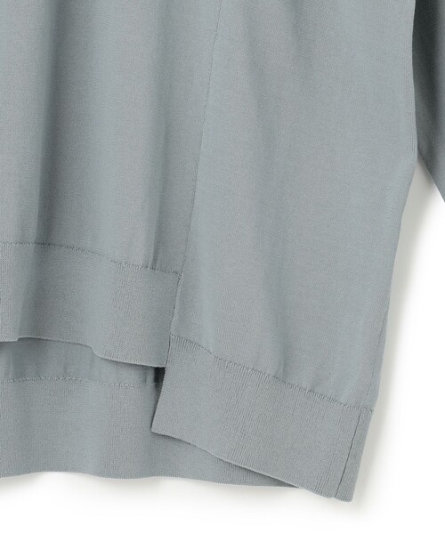 JOSEPH STUDIO(ジョゼフストゥディオ)の「コットンプレーンニット(ニット/セーター・メンズ・オリーブ系/スカイブルー系・MEDIUM/LARGE)」の19枚目の写真