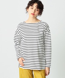 SOMETHING | SOMETHING バスクシャツボーダーロングスリーブTシャツ(Tシャツ/カットソー)