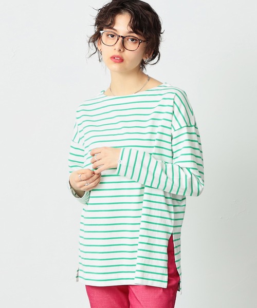 SOMETHING（サムシング）の「SOMETHING バスクシャツボーダーロング