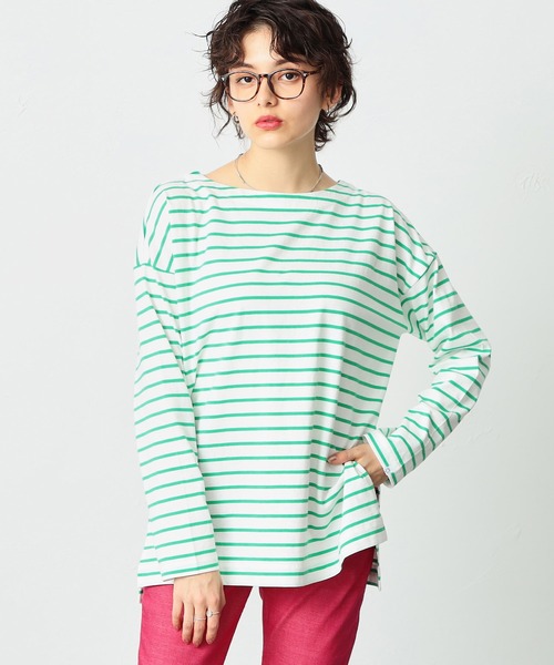 SOMETHING（サムシング）の「SOMETHING バスクシャツボーダーロング