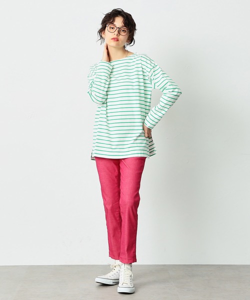 SOMETHING（サムシング）の「SOMETHING バスクシャツボーダーロング