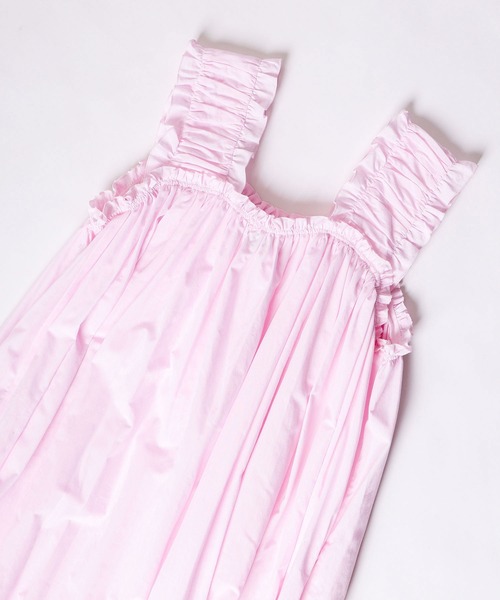 美品 HOLIDAY ギンガムチェックリネンナイトドレス ホリデイ HOLIDAY（ホリデイ）の「GINGHAM CHECK LINEN NIGHT DRESS