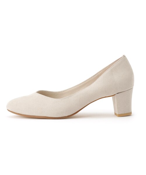 grove(グローブ)の「【はっ水加工】やわここちチャンキーヒールパンプス(ヒール5.0cm)(パンプス・レディース・サンドベージュ/ピンク系/グレー/グリーン系・45/25/30/35/50/40/20/55/10/15 )」の9枚目の写真